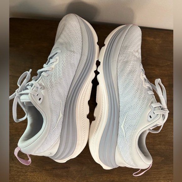 Hoka Gaviota 5 Running Shoes.
Women's Size 10D Color Sea
Ice/Pink Twilight - Picture 9 of 11